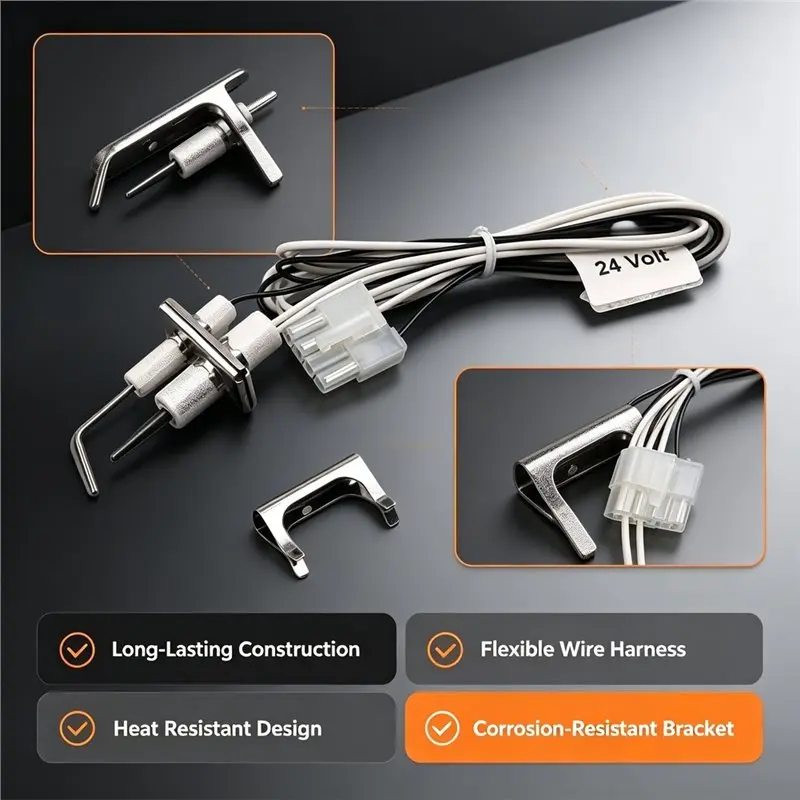 A21F-Ignitor Replacement Kit,Universal Low Nox Pool Heater,Boiler Igniter Parts,Silicon Nitride Igniter Kitchen Accessories