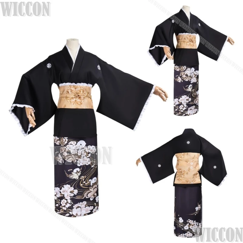 

Halloween Junko Kinuta Horror Game Silent f Cosplay Shimizu Kimono Uniform Big Sister Clothes Monster Bird Mask Dress Navidad