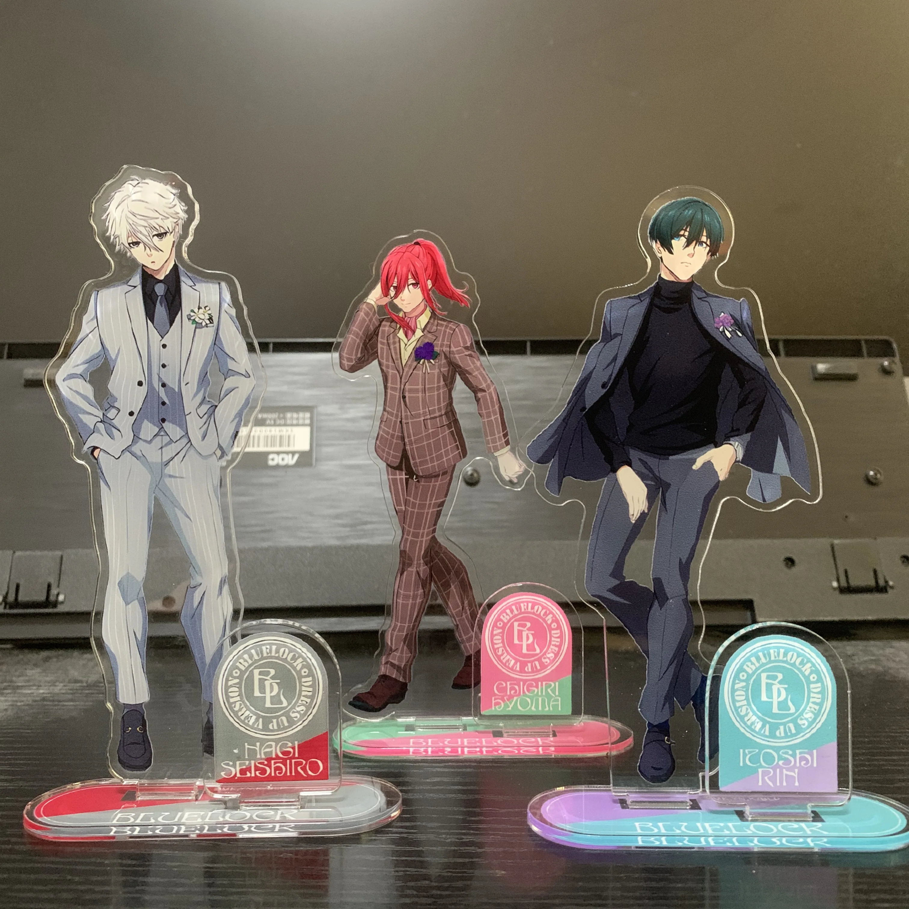 Japan Hot Anime BLUE LOCK Figures Seishiro Nagi  Bachira Meguru Chigiri Hyoma Cosplay Fashion Acrylic Stand Model Fans Gifts