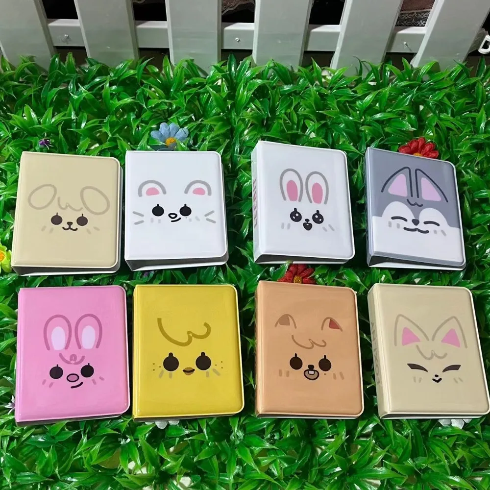 New Storage Album Durable 3 Inches Storing Albums Colorful Animal Idol Small Card Storage Booklet Korean Storage Album Card