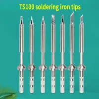 TS100 Electric Copper Soldering Iron Tips K KU I D24 BC2 C4 C1 JL02 DIY Replacement Welding Head Soldering Tip