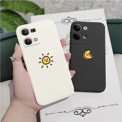 Reno 7 Sun Moon 실리콘 전화 케이스 Oppo Reno7 Reno 7 8 9 6 5 4 3 2 2Z 2F 8T Pro 4G 5G Reno8 Reno9 소프트 쉘 커버