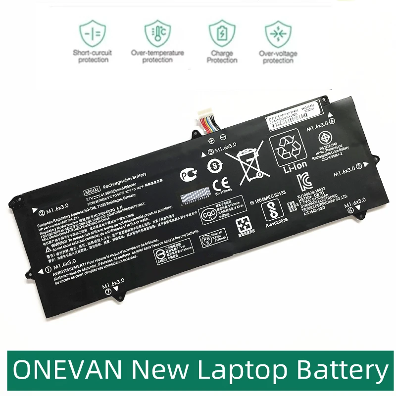 ONEVAN ใหม่7.7V SE04XL แบตเตอรี่แล็ปท็อปเดิมสำหรับ HP Pro X2 612 G2แท็บเล็ต HSTNN-DB7Q 860708-855 860724-2B1 860724-2C1