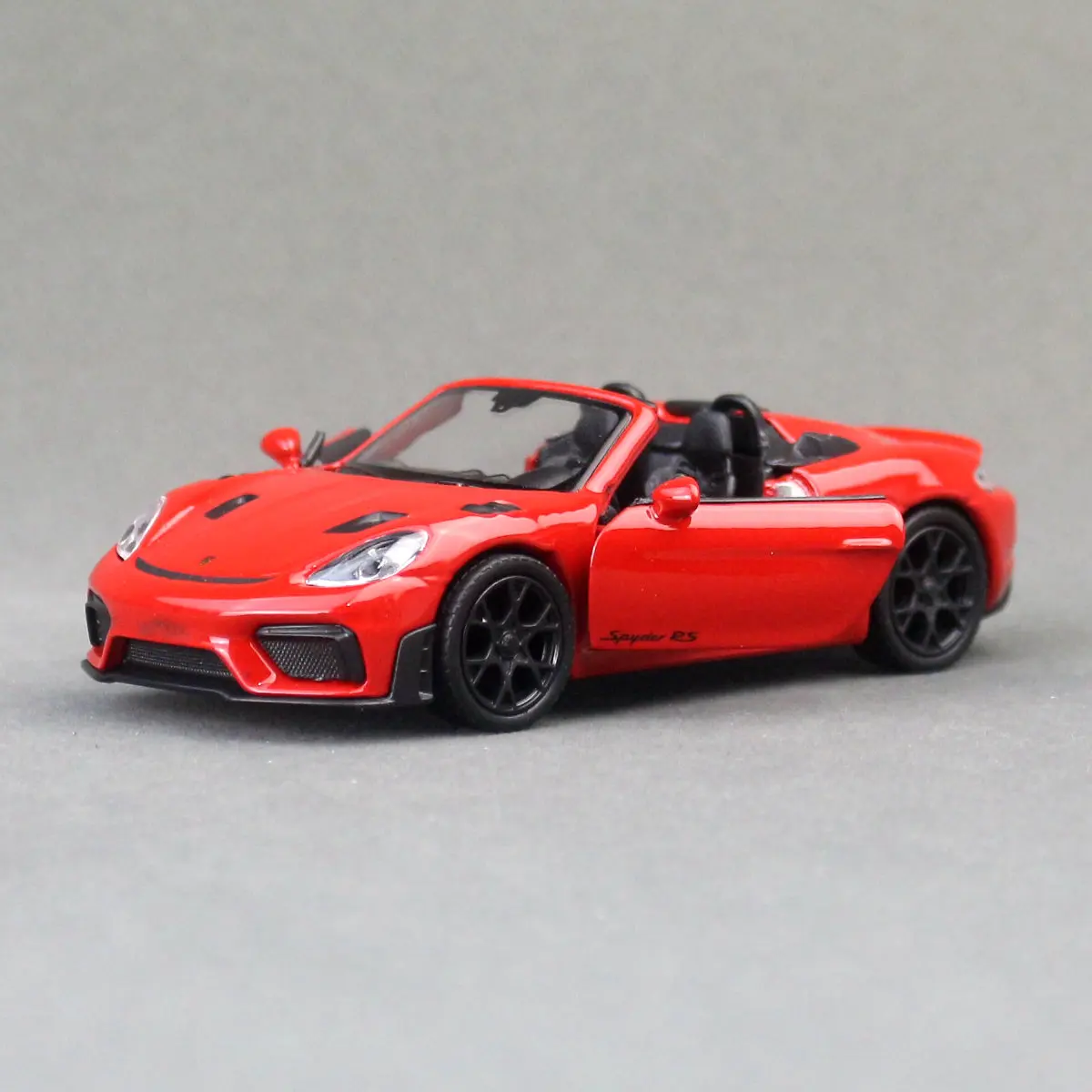 1/36 Porsche 718 Spyder Super Racing Toy Car Model Welly Diecast Vehicle Pull Back Classical Collection Gift For Children Boys view 6