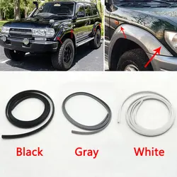 1.5M Car Side Fender Wheel Arches Surround Rubber Sealing Strip For Toyota Land Cruiser LC80 4500 1991-1997 Prado LC95 3400