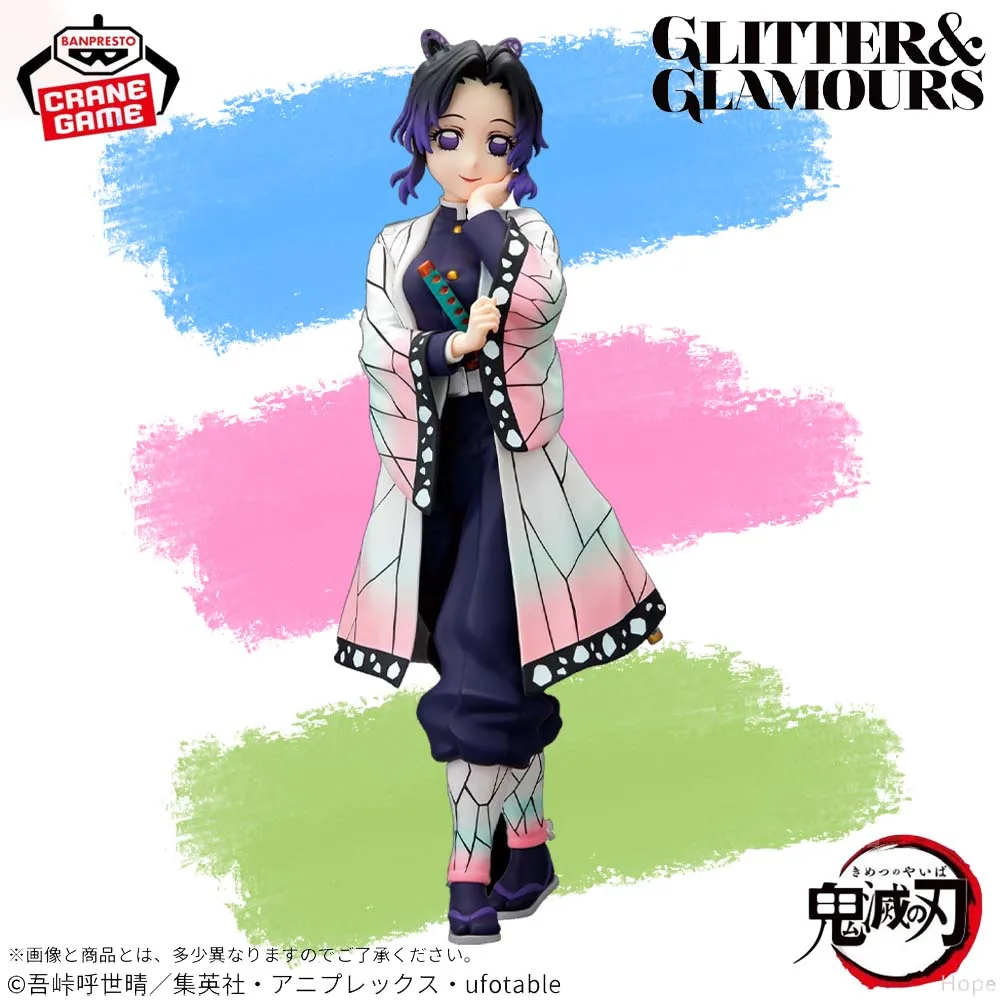 

In Stock Original BANPRESTO GLITTER&GLAMOURS Demon Slayer Shinobu Kocho Figure Anime Model Genuine Boxed Toy