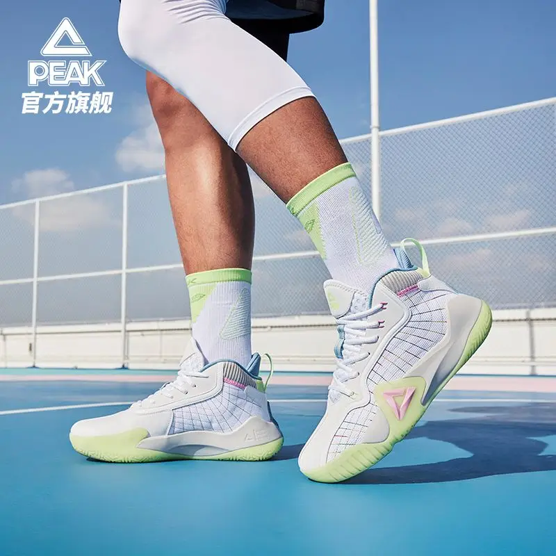 Peak Basketball Shoes for Men, New Low-top Practical Wear-resistant Sneakers, Breathable Shock-absorbing Sports Shoes for Men