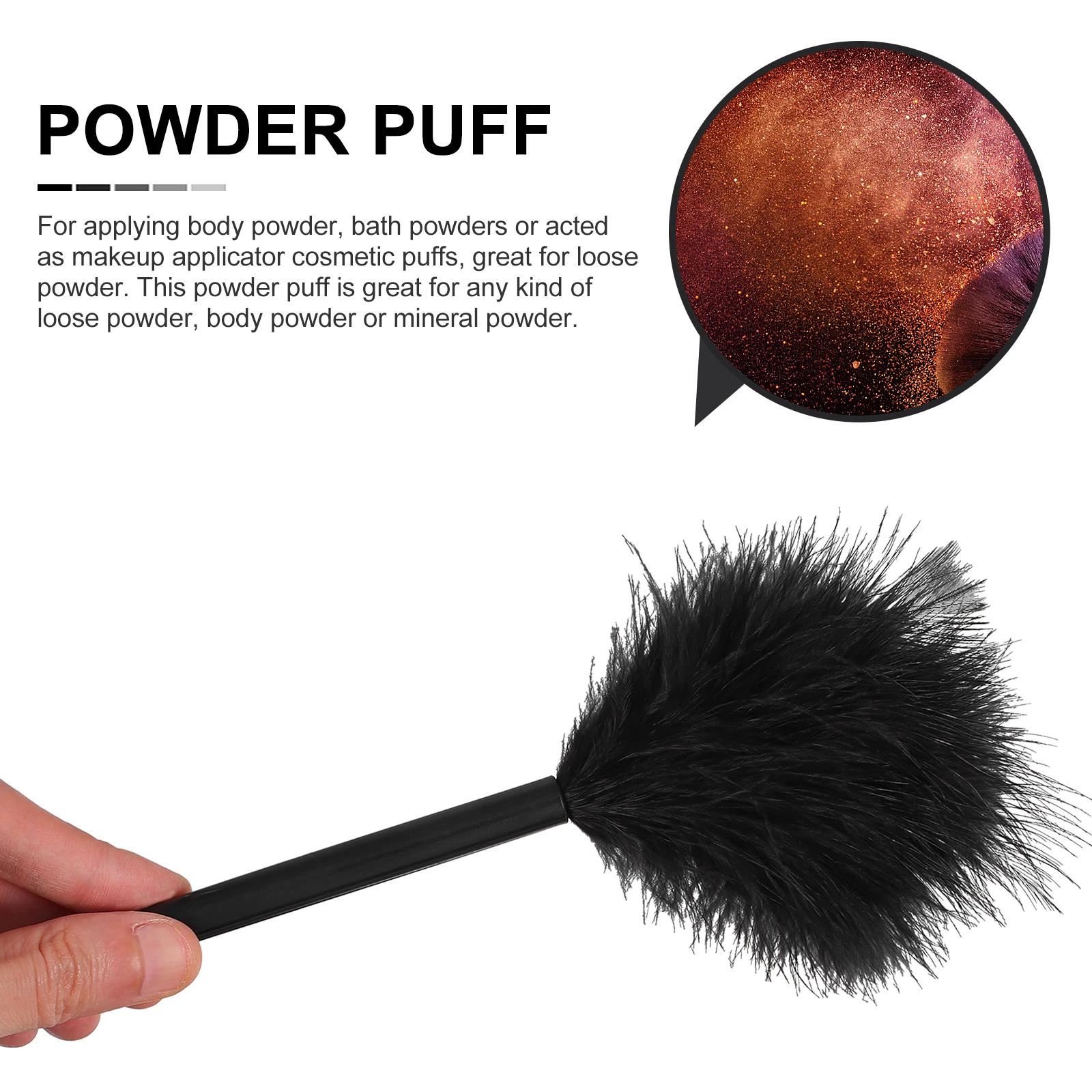 

2 Pcs Powder for Face Loose Blush Brush High Quality Makeup Small