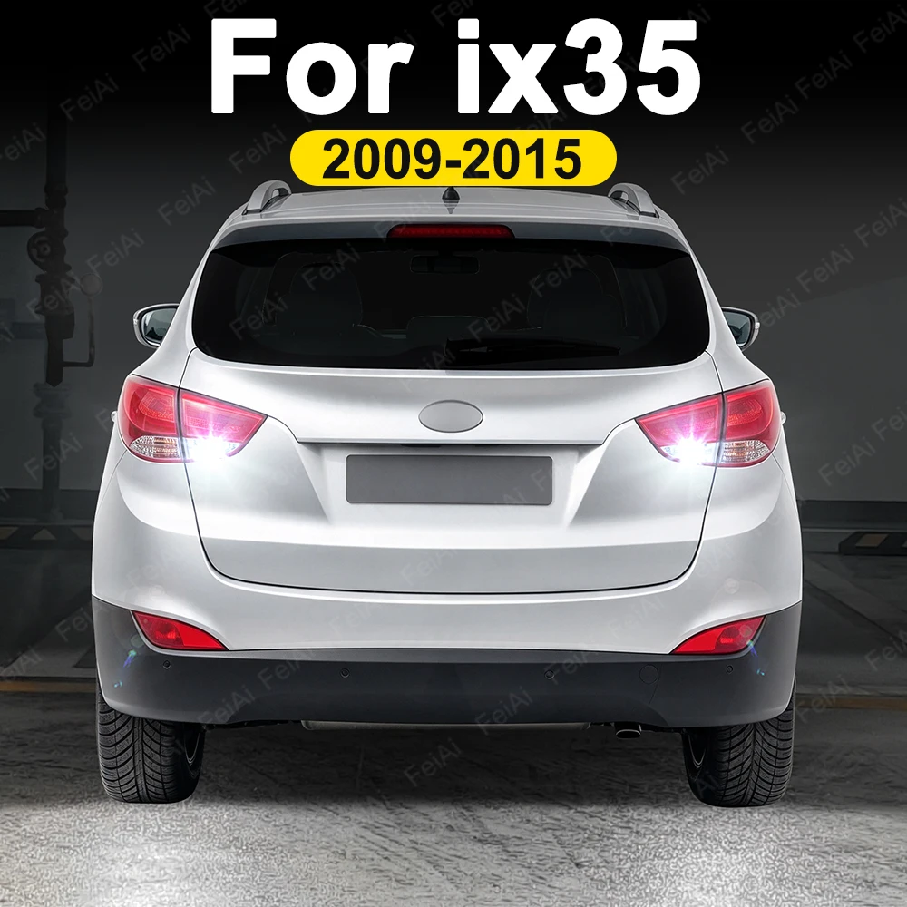 For Hyundai ix35 LED Reverse Lights Reversing Light Backup Bulb ix35 2009 2010 2011 2012 2013 2014 2015 Tuning Accessories White