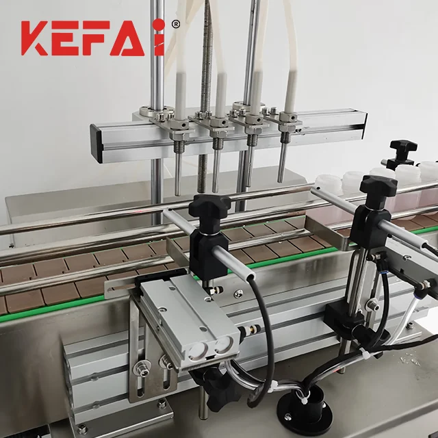 KEFAI Automatic Desktop Small Volume Liquid Filling Machine Capping Machine Labeling Machine Whole Filling Line