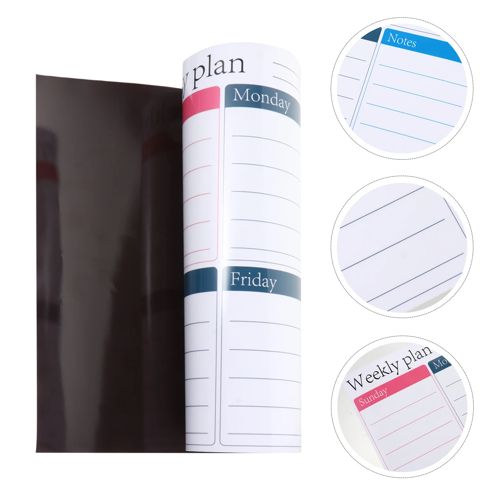 

1Pcs Magnetic Plan Sticker Erasable Refrigerator Message Board Fridge Note Reminder Whiteboard Message Board Fridge Magnet Tool