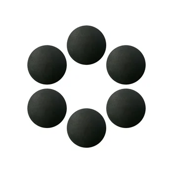 블랙 마사지 건, 볼 헤드 액세서리, 50mm 소프트 고강도 경량 EVA 근육 마사지 교체, 6 개