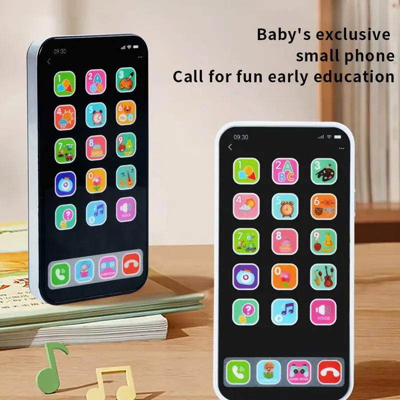 Children Simulation Music Touch Screen Phone Baby Early Educational Learning Cognitive Phone Multi-Functional Vocal Toy Model