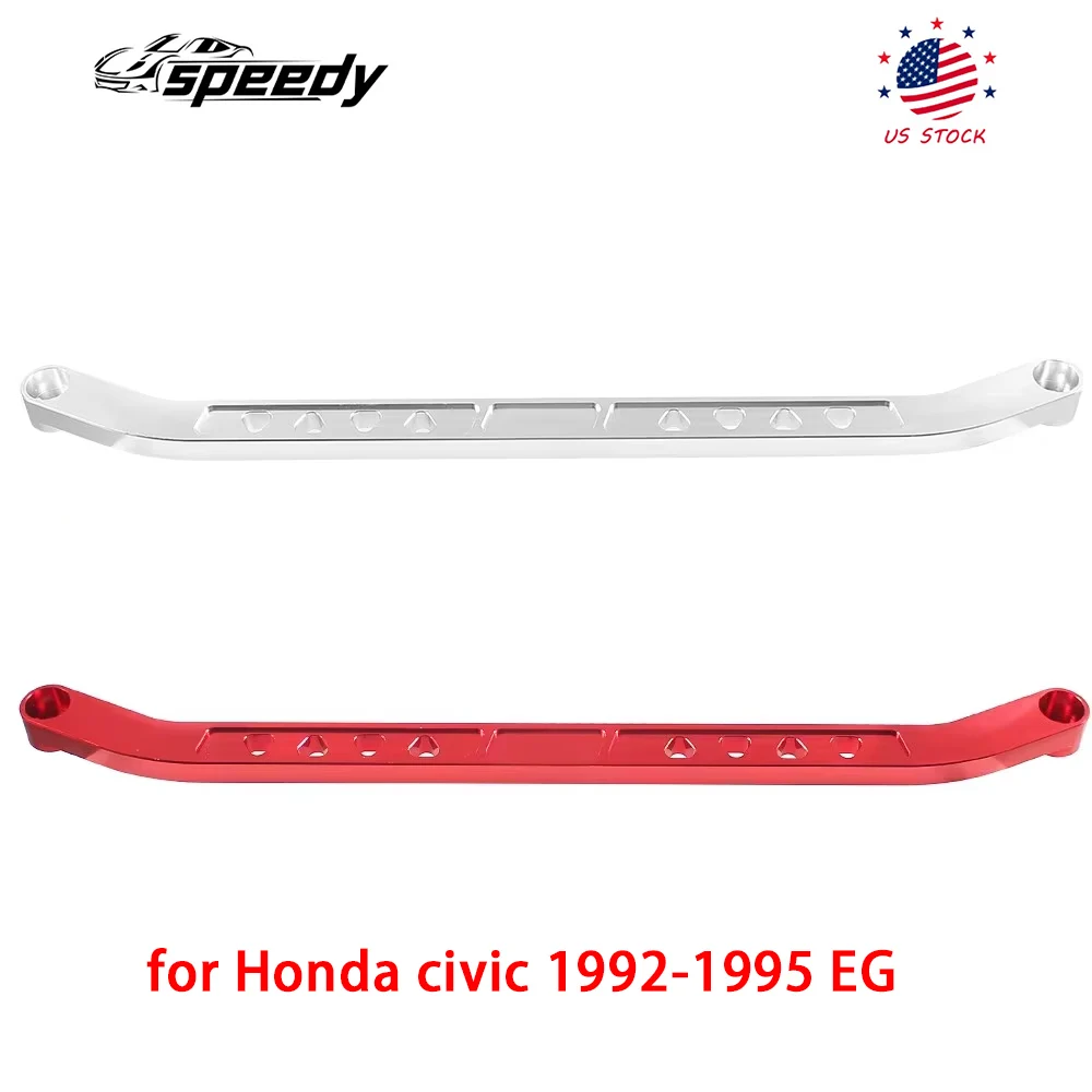 

Rear Lower Tie Bar fit for Honda civic 1992-1995 EG BKS-1001 Silver/Red
