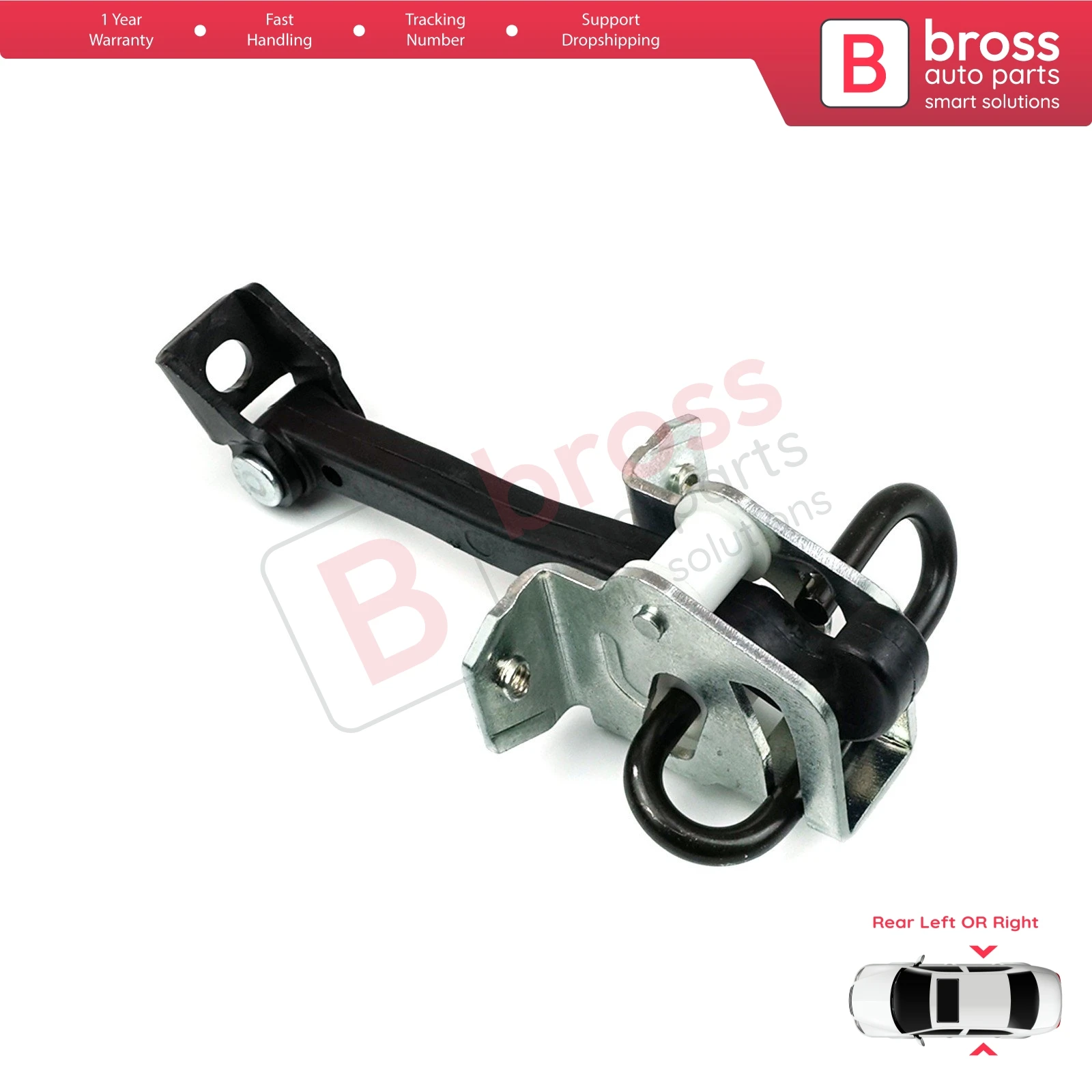 BDP1082 Rear Left OR Right Door Catch Hinge Brake Stop Check Strap Limiter 51228160963 for BMW 3 E46 Saloon Estate Touring SW