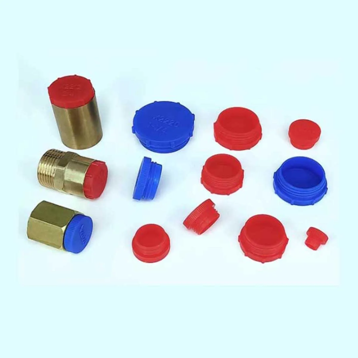 Steker lubang debu berulir plastik/lengan pelindung, penutup M10-M68,G1/8-G3