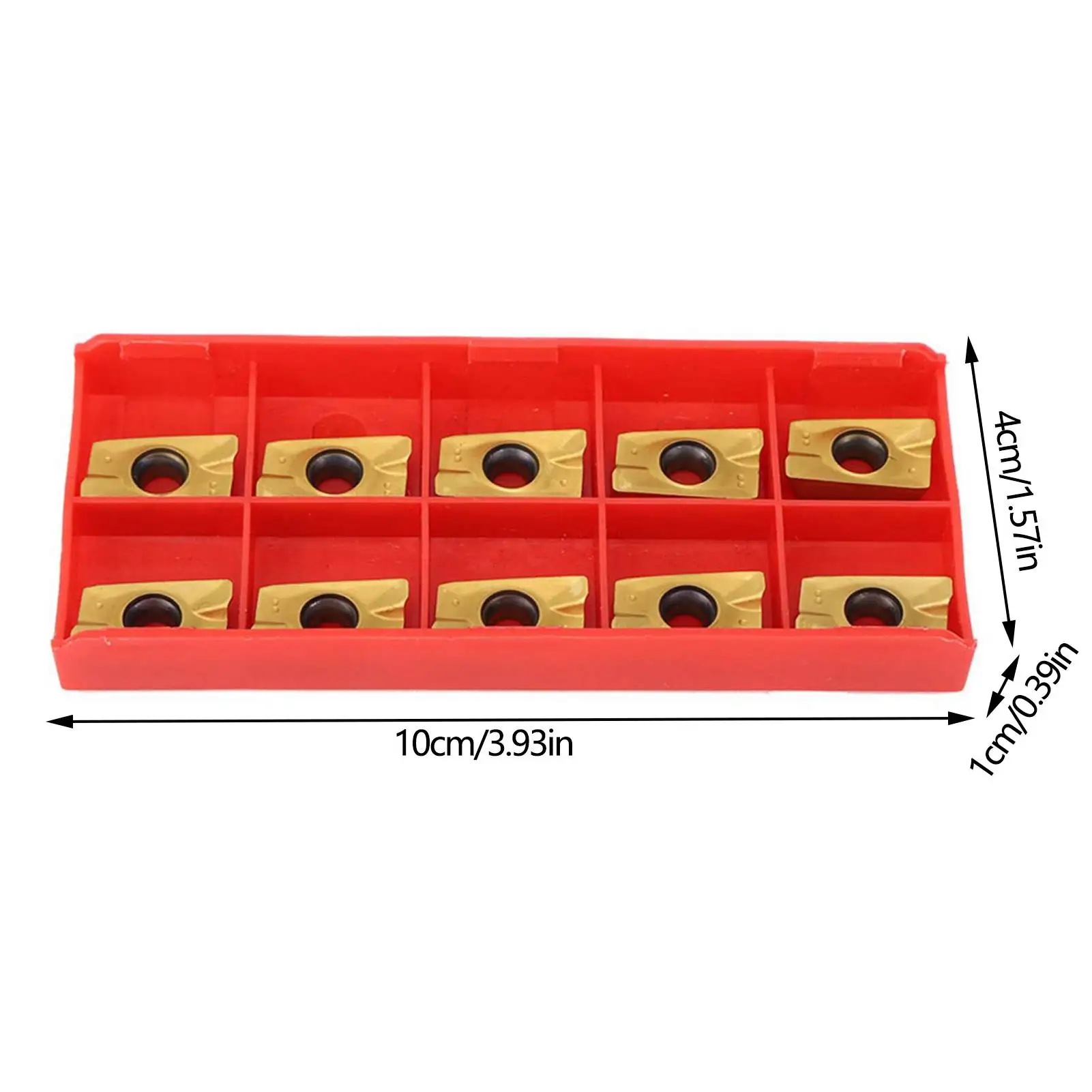 

APMT1604 Inserts, 10PCS APMT1604 Milling Inserts Cemented Carbide Lathe Turning Inserts 15-50HRC Hardness