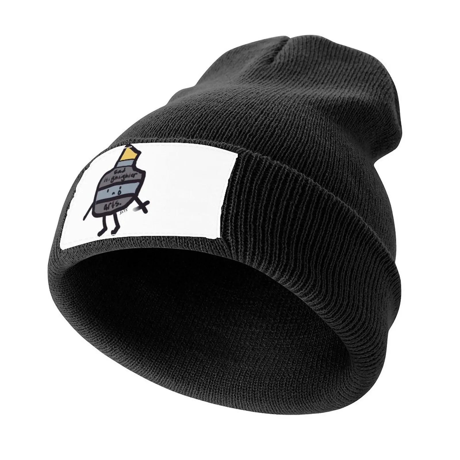 

Sad highlighter logo Knitted Cap Sunhat Uv Protection Solar Hat Men's Caps Women's
