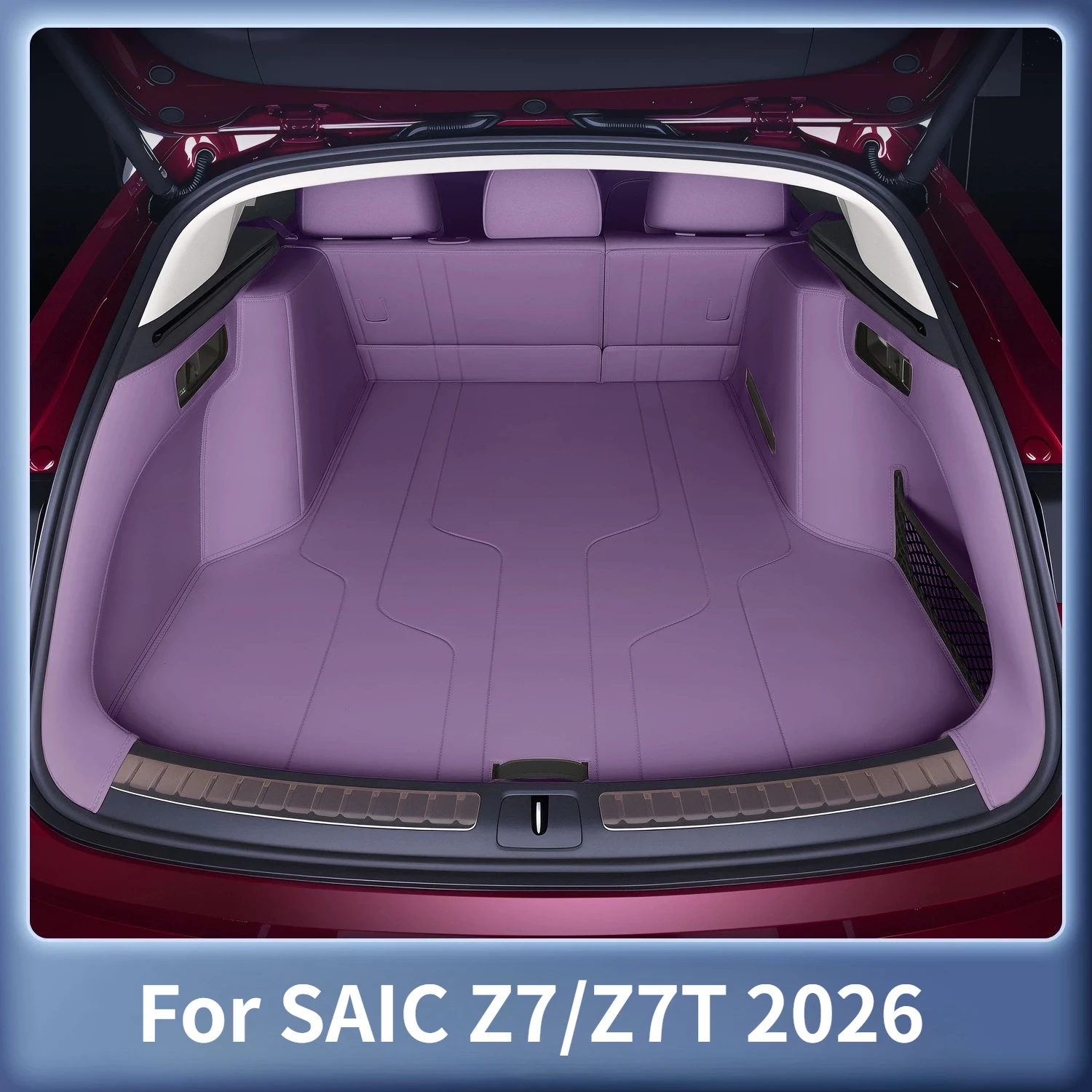 

For SAIC Z7/Z7T 2026 Full Coverage Leather Trunk Mat Waterproof and Wear-Resistant Rear Trunk Mat Interior Accessories