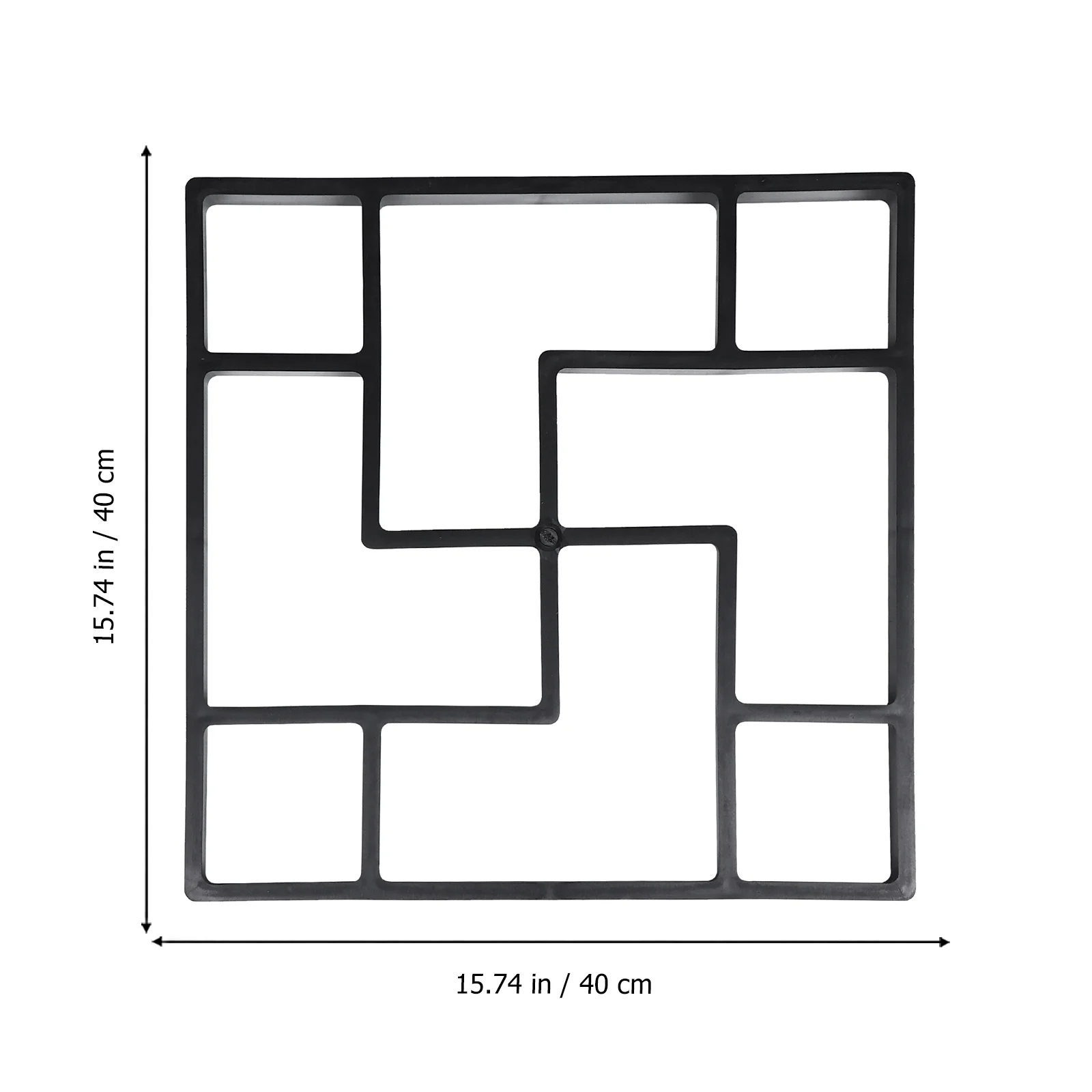

1pc Garden Paving Mold Reusable Plastic Diy Path Maker For Concrete Stepping Stones Floor Tile Mould Pavement Modeling Tool