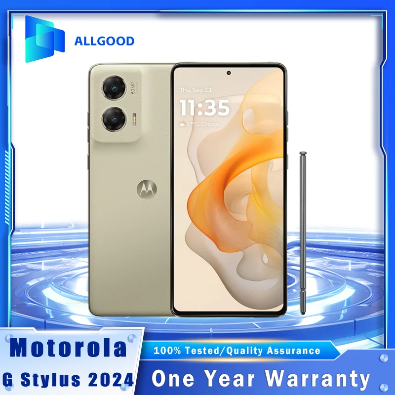 Téléphone mobile Android Motorola Moto G Stylus 5G 2024 XT2419 6,7 pouces, appareil photo 50MP OIS, Snapdragon 6 Gen 1, charge sans fil, NFC Téléphone mobile Android Motorola Moto G Stylus 5G 2024 XT2419 6,7 pouces, appareil photo 50MP OIS, Snapdragon 6 Gen 1, charge sans fil, NFC