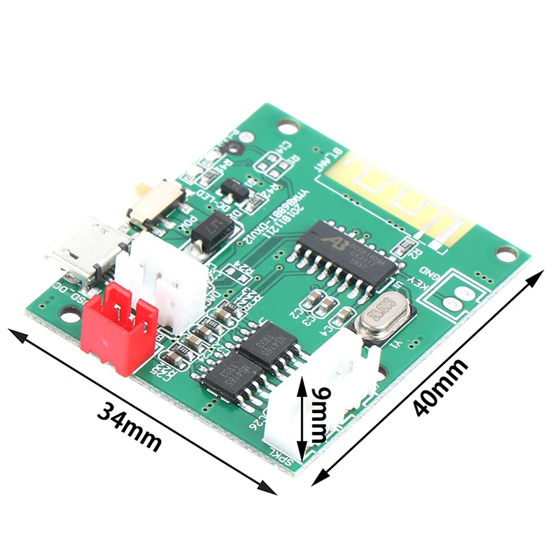 Bluetooth 5.0 Amplifier Board Mini 5W*2 Stereo Power Amp Decoder Audio Module