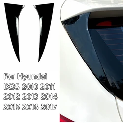 Car Rear Window Side Spoiler For Hyundai iX35 2010-2017 ABS Gloss Black Rear Side Spoiler Canard Splitter Auto Replacement Parts