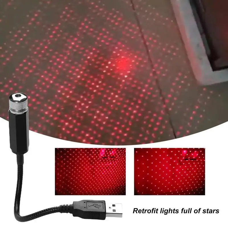 Luzes de teto do carro usb luz noturna led atmosfera luzes romântico ajustável portátil luz da noite decorações para o quarto do carro