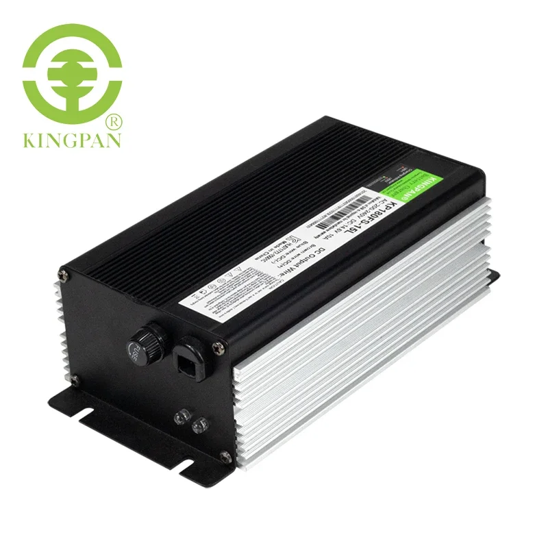 

KP180FS 180W Onboard Automatic Smart Portable IP67 Battery Charger 12/24/36/48/60/72 Volt 11A 10A 5A LFP AGM Wet Gel MF EFB