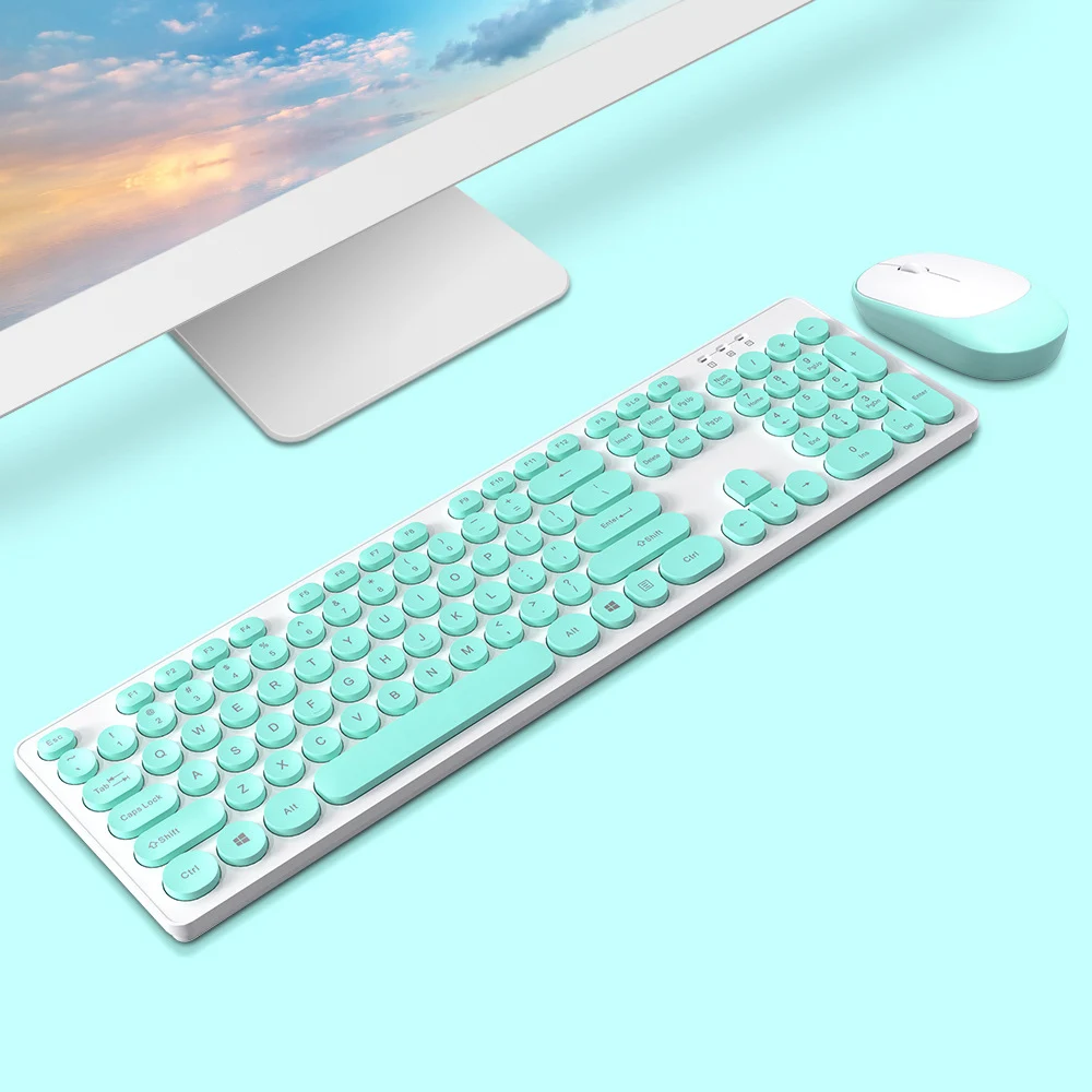 Wireless Bluetooth Mouse Portable Magic Mute Ergonomic Mouse Laptop IPad Tablet Laptop Mobile Phone Office Games Set