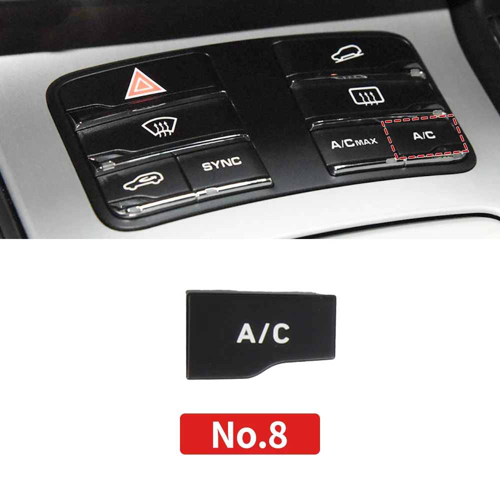 Multi-Function Buttons For Porsche Cayenne Macan Palamera Air Conditioner Central Control Button Temperature Regulating Button