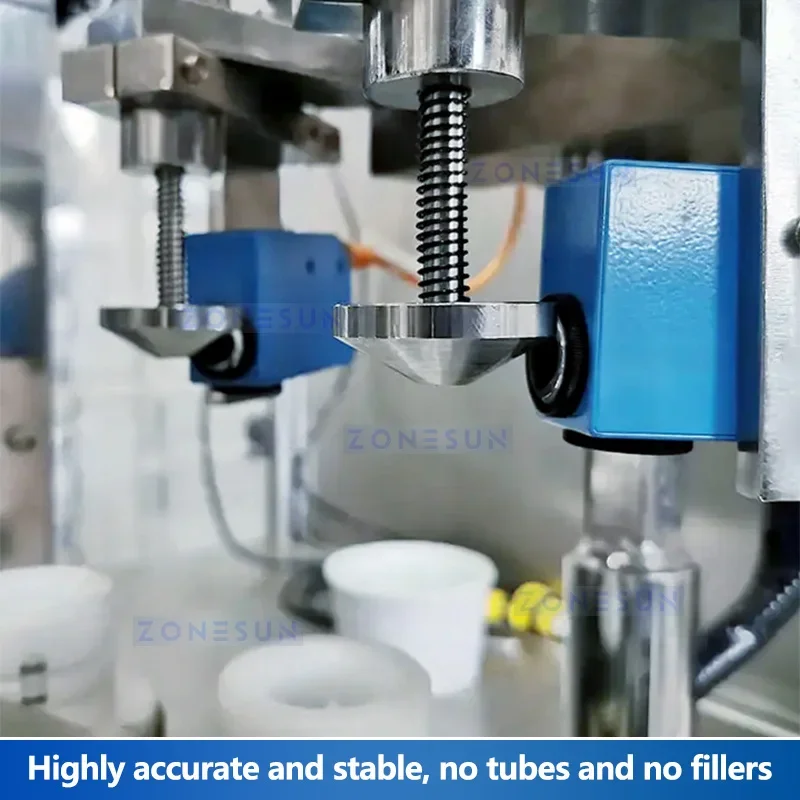 ZONESUN-máquina automática de llenado y sellado de tubos, pasta de dientes, crema cosmética, loción, embalaje de tubos de plástico y aluminio, ZS-FS160