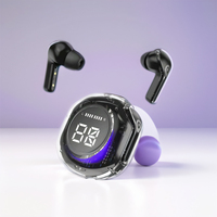 T8 Wireless Bluetooth Headphones LED Power Display In-Ear Wireless Earbuds with Charging Case HiFi Stereo TWS Headset for Phones