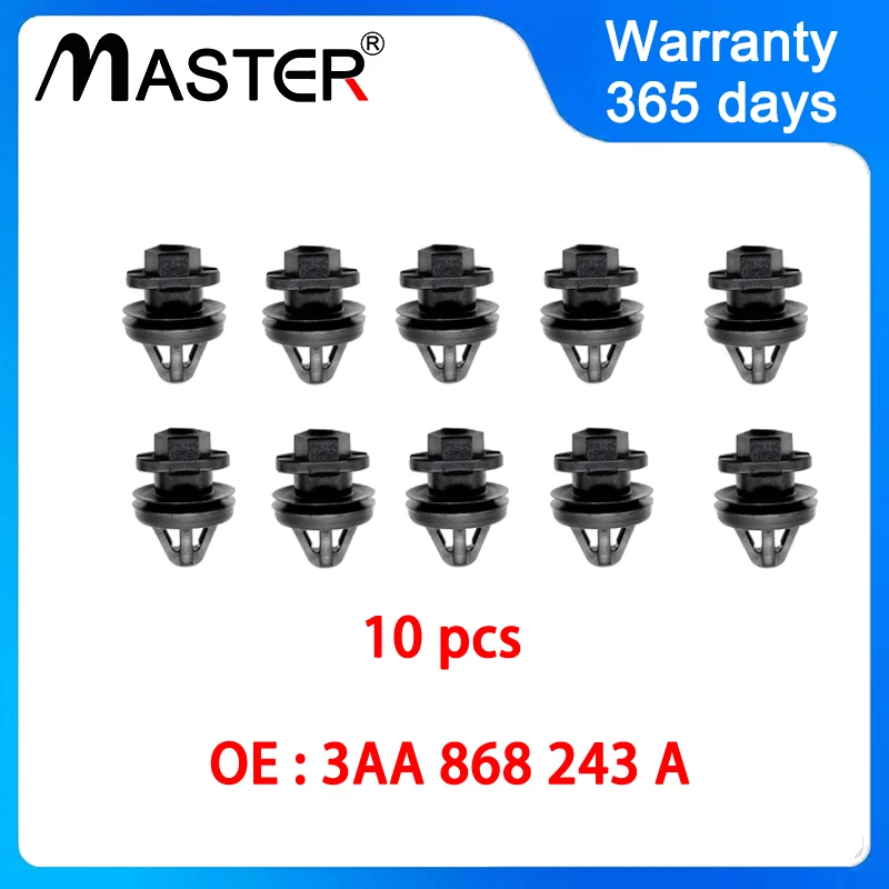 Door Card Panel Trim Clips Fasteners Plastic Rivet 3AA868243A for Amarok Arteon Beetle Golf Jetta Passat Tiguan UP 3AA 868 243 A