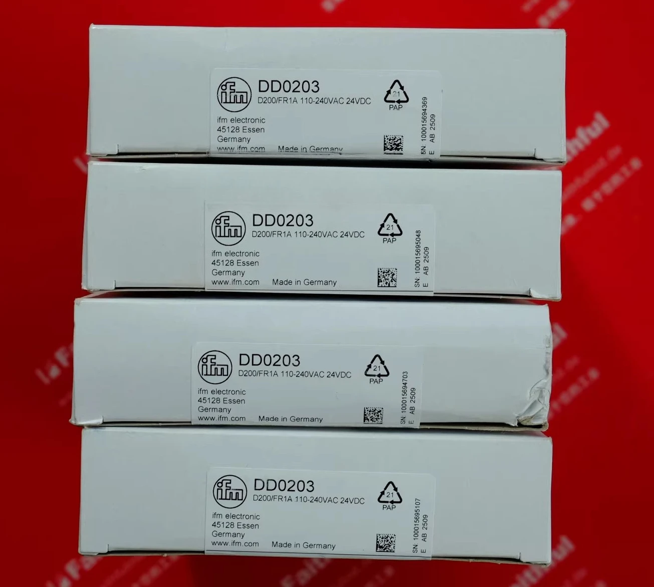 IFM DD0203 Новый модуль контроля скорости D200/FR1A 110-240В переменного тока 24В постоянного тока