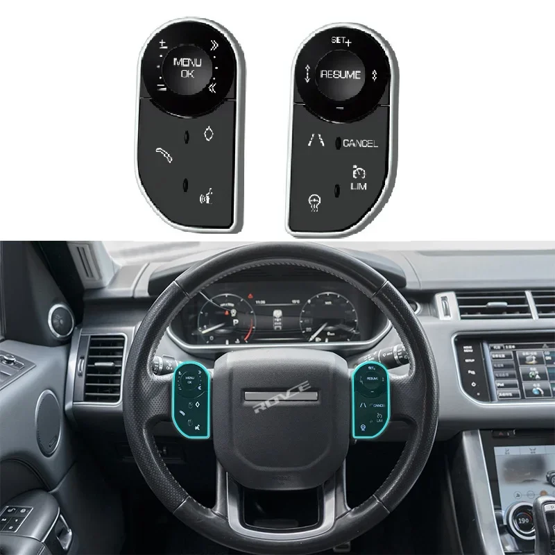 

Car steering wheel LCD touch button for Land Rover Range Rover Executive Range Rover Sport Discovery 5 2013 2014 2015 2016 2017