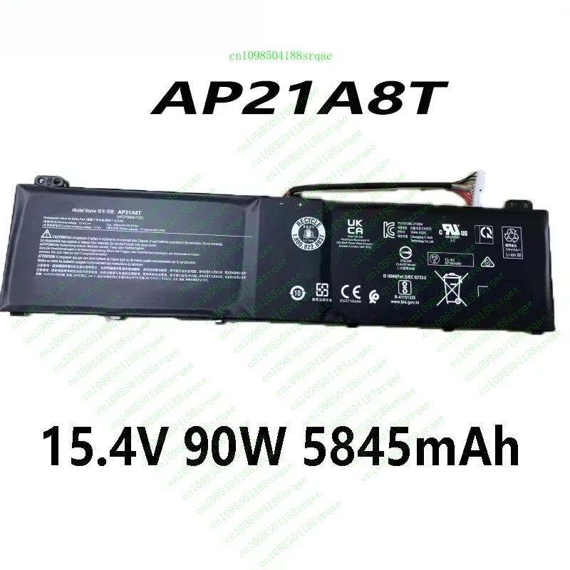 

AP21A8T AP21A7T 15.4V 90W 5845mAh battery for Acer Nitro 5 AN517-55 For Predator Helios 300 PH317-56 18 PH18-71"% Test"