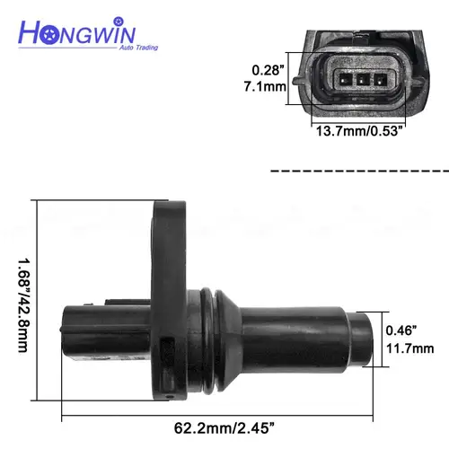 Imagen 2 del producto 23731-JA10C 23731-JA10B 23731-JA10A para Nissan e Infiniti 370Z Q70 G37 M37 Q50 3.5L 3.7L 3.8L 08-19 Sensor de posición del cigüeñal
