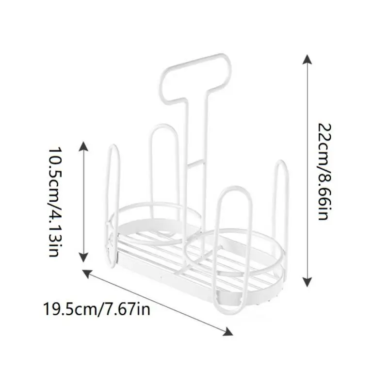 

For Countertops Durable Coffee Storage Rack For Kitchen Cup Lid Storage Box Disposable Cup Rack Iron Art Cup Holder Dispenser