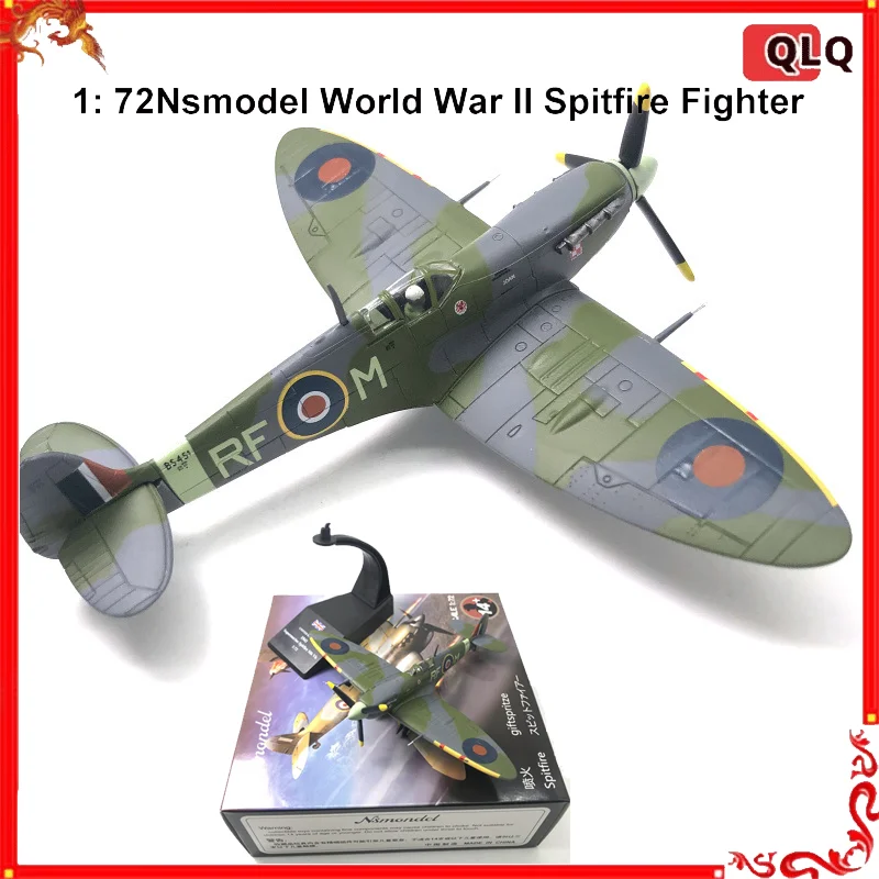 제이슨 투투 1/72 스케일 스피트파이어 전투기 다이캐스트 금속 군용 항공기 모델 컬렉션 드롭 배송