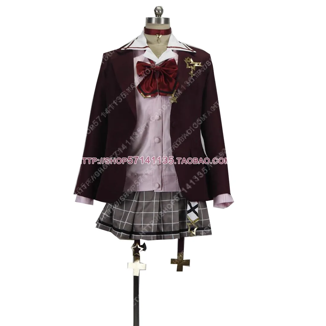 2023 Nijisanji VTuber Sara Hoshikawa Cosplay Costume Virtual YouTuber Initial Clothing