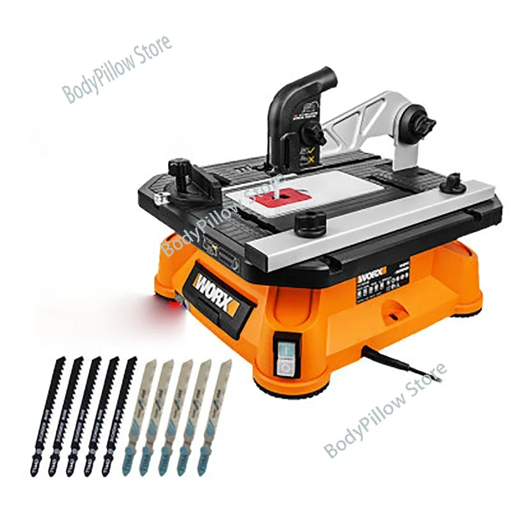 220V Multi-function Table Saw WX572 Jigsaw Chainsaw Cutting Machine Sawing Tools Woodworking 650W Domestic Power Tools