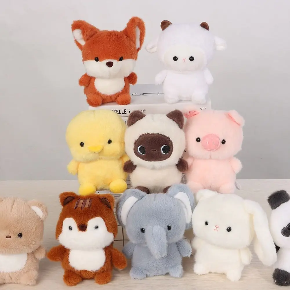 Lindo muñeco de peluche de 16cm, elefante de peluche, almohada de Animal relleno, oso súper suave, juguete de peluche, regalo para dormir