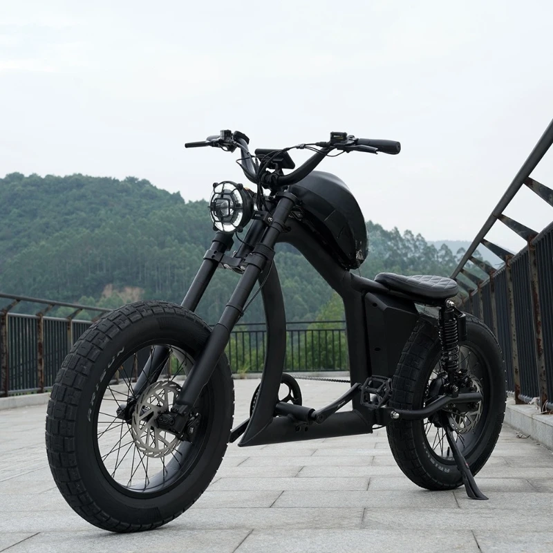 New 1500W 48V31.5AH large battery 20 inch fat tire electric bicycle mountain bike