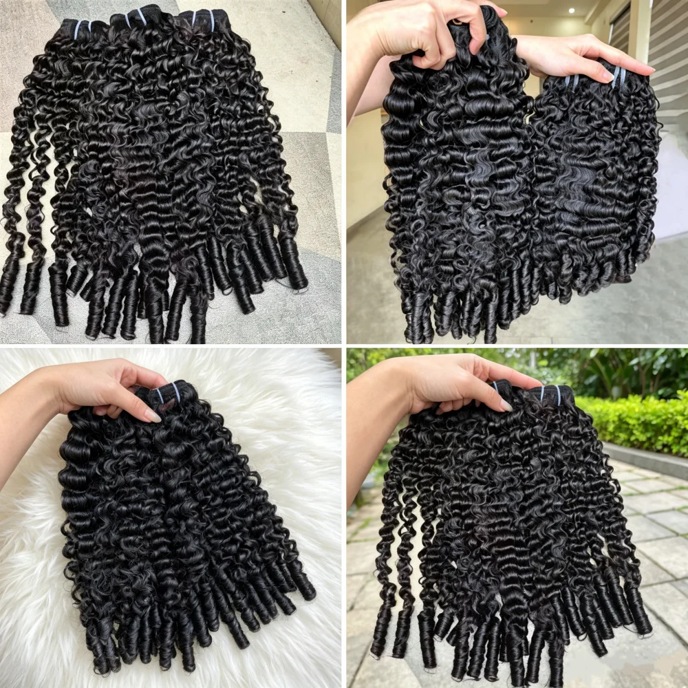 Thumbnail 2 - #66 Curly Human Hair Extensions Deals & Discounts