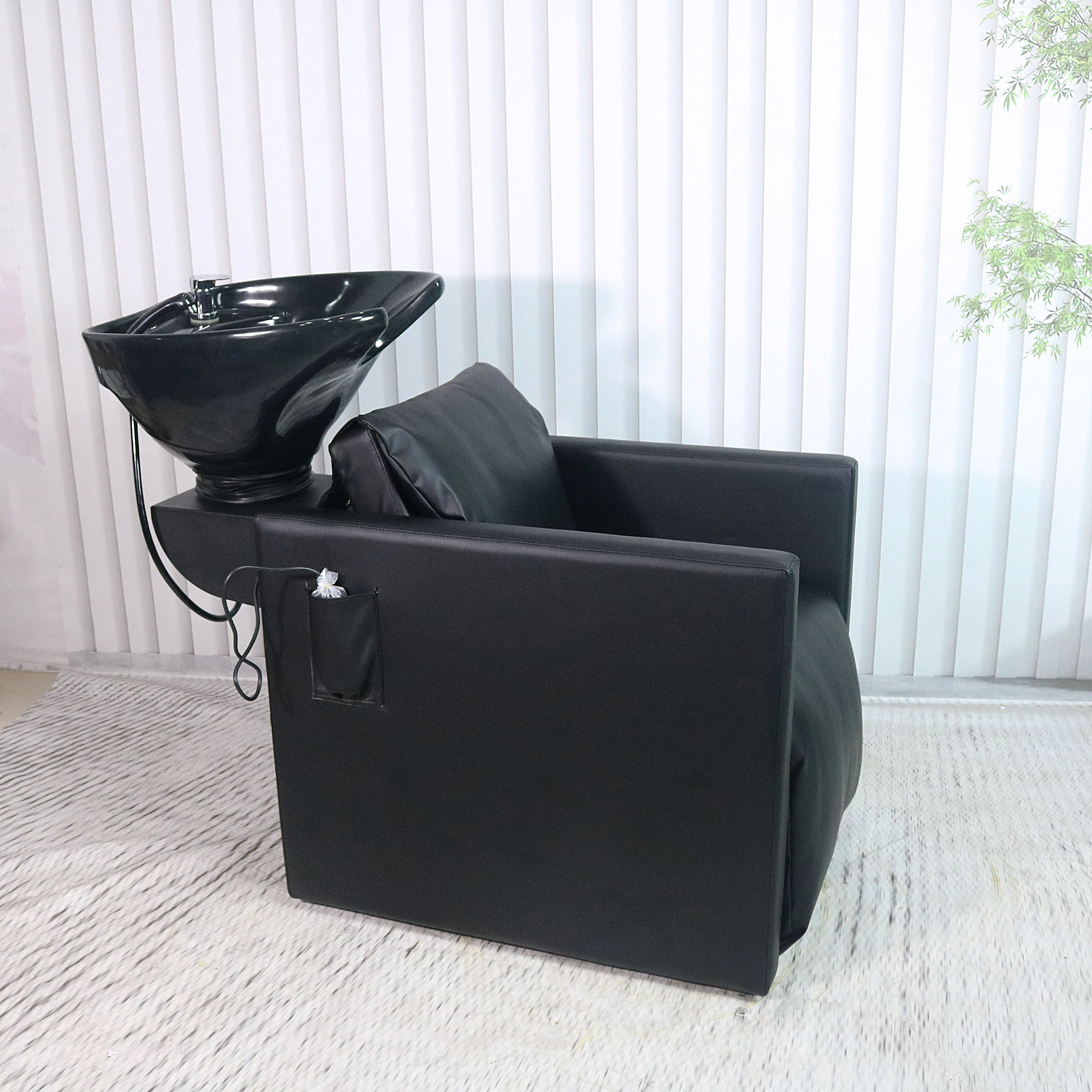 Salon Shampoo Bed Shampoo Bowl Bed electric massage function wash unit Electric Shampoo Chair