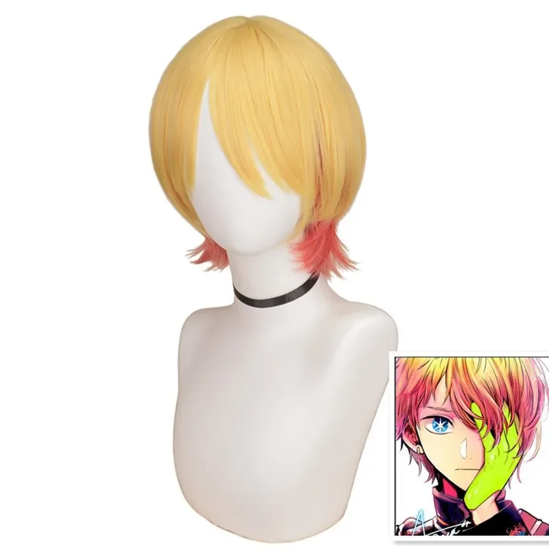 qwerrtyu. 123456 الطفل الذي أدفع فيه، Akua Xingye Love 9i Sea cosWig محاكاة متدرجة مزدوجة Scalpcosplayasdffghjk 987764