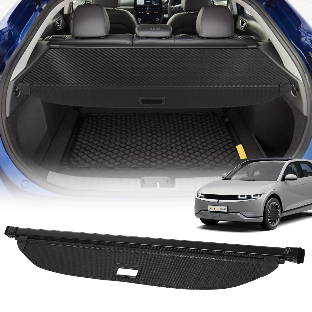 

Задняя крышка багажника для Hyundai ioniq 5 2022-2025, выдвижная задняя крышка из углеродного волокна, защитный щиток, занавеска для экрана