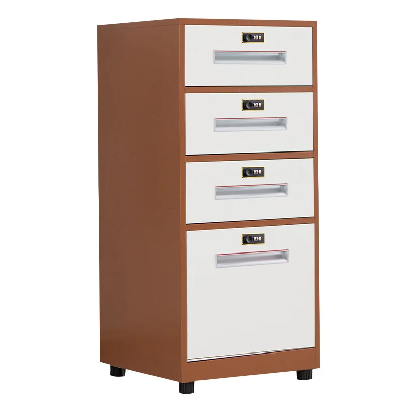 

Office Iron File Cabinet Low Cabinet Locked Drawer File Locker