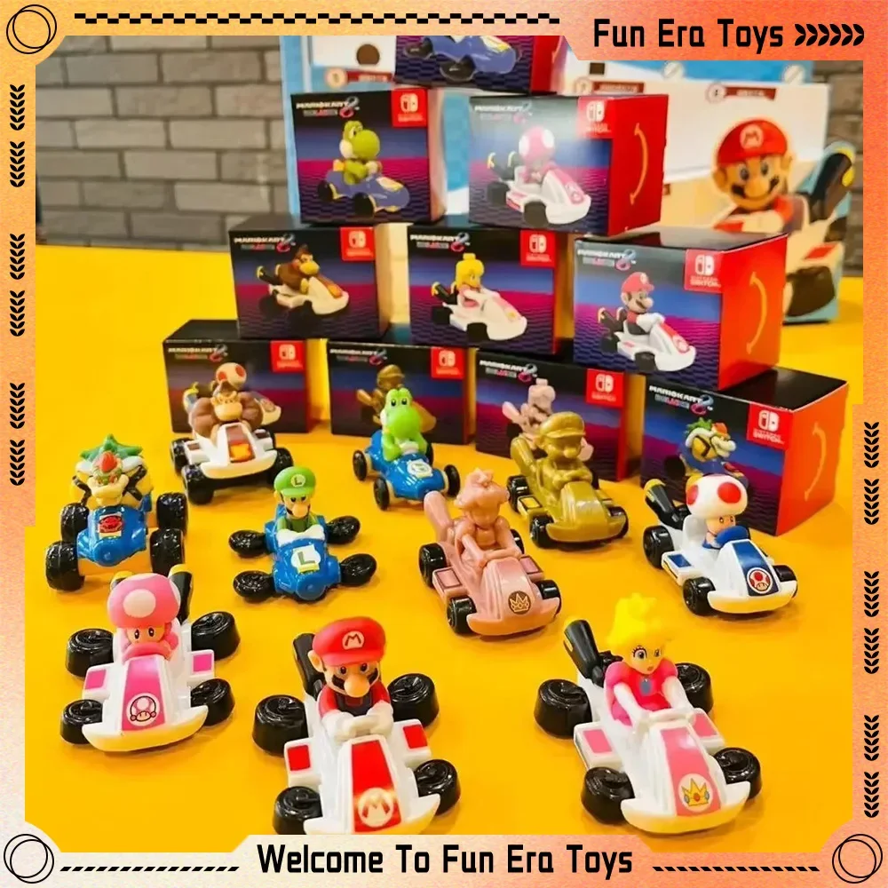 In Stock McDonald Series Mario Figure Kart Happy Meal Toys Collectible Model Doll Custom Statue Desk Decoration Christmas Gifts